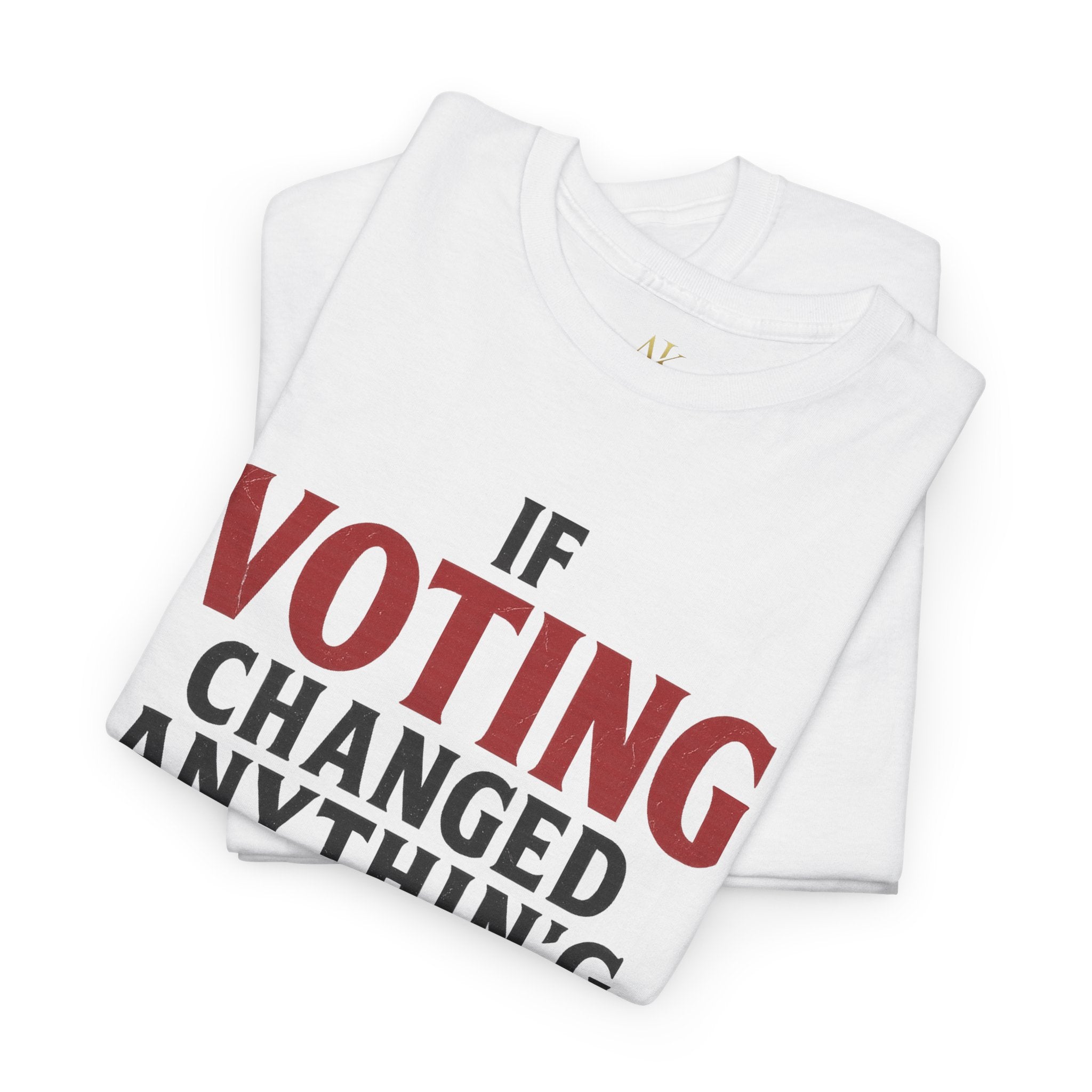 Voting Awareness Unisex Heavy Cotton Tee, Political Shirt, Social Justice Apparel, Activism Clothing, Gift for Voters, Democracy Tee